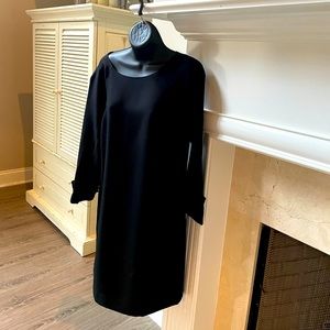 Office work attire, evening dinner.